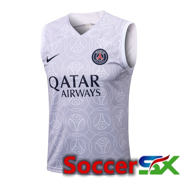 Paris PSG Soccer Vest White 2022/2023