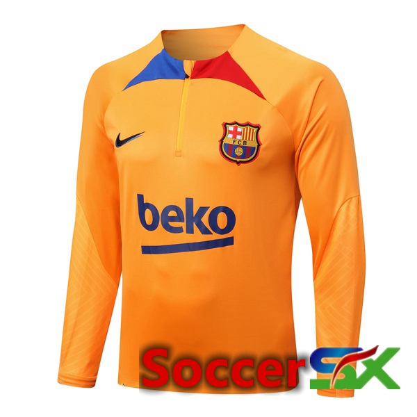 FC Barcelona Training Sweatshirt Orange 2022/2023