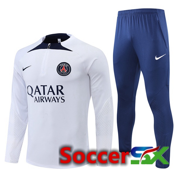 Paris PSG Training Tracksuit White 2022/2023