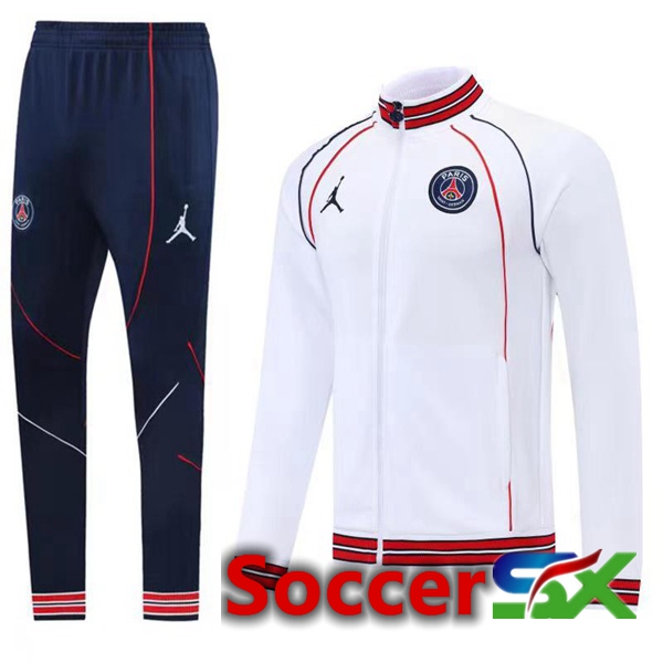 Paris PSG Training Jacket Suit White 2022/2023