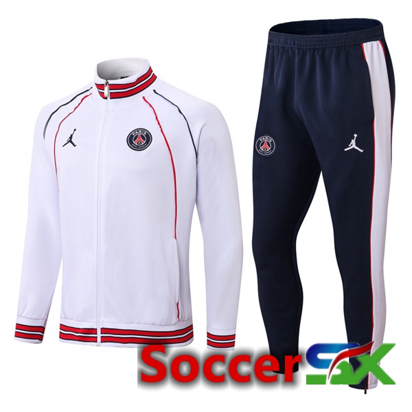 Paris PSG Training Jacket Suit White 2022/2023