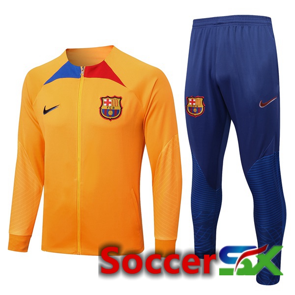 FC Barcelona Training Jacket Suit Orange 2022/2023