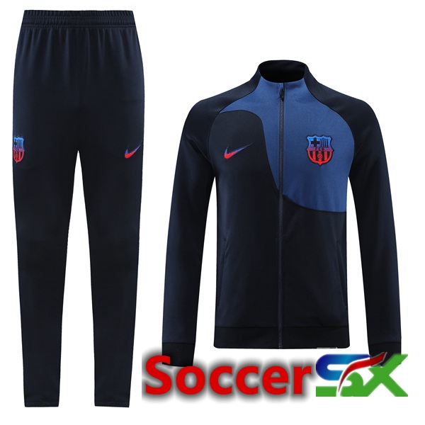 FC Barcelona Training Jacket Suit Black Blue 2022/2023