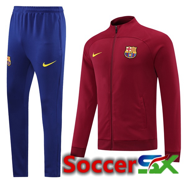 FC Barcelona Training Jacket Suit Red 2022/2023