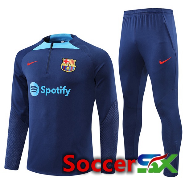 FC Barcelona Training Jacket Suit Blue 2022/2023