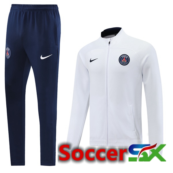 Paris PSG Training Jacket Suit White 2022/2023