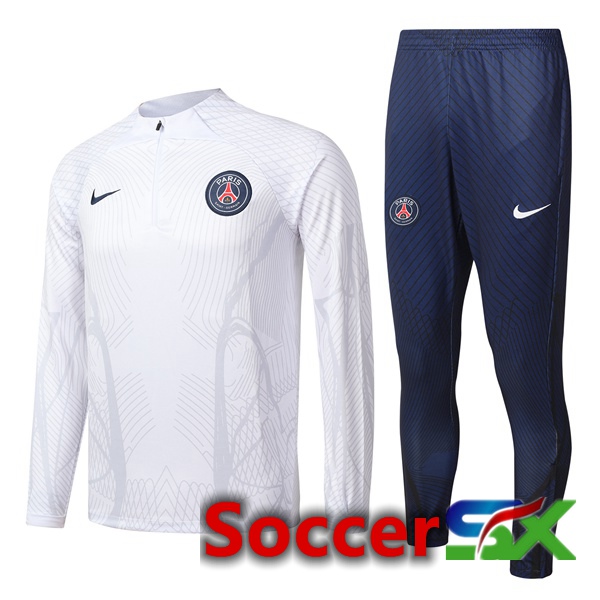 Paris PSG Training Tracksuit White 2022/2023