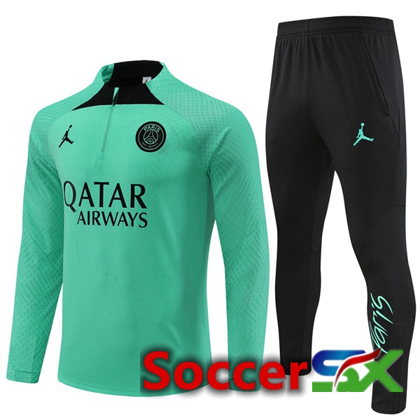 Paris PSG Training Tracksuit Green 2022/2023