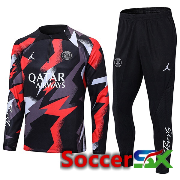 FC Barcelona Training Jacket Suit Red Grey 2022/2023