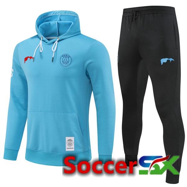 Paris PSG Training Tracksuit Hoodie Blue 2022/2023