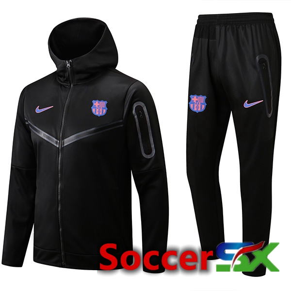 FC Barcelona Training Tracksuit Hoodie Black 2022/2023