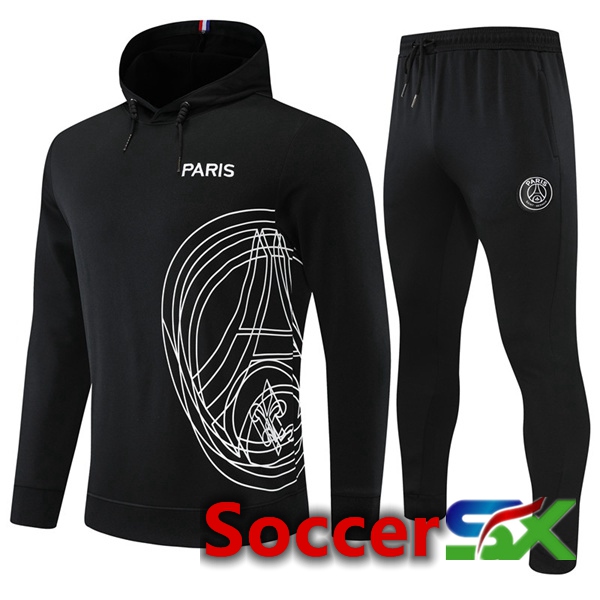 JORDAN Paris PSG Training Tracksuit Hoodie Black 2022/2023