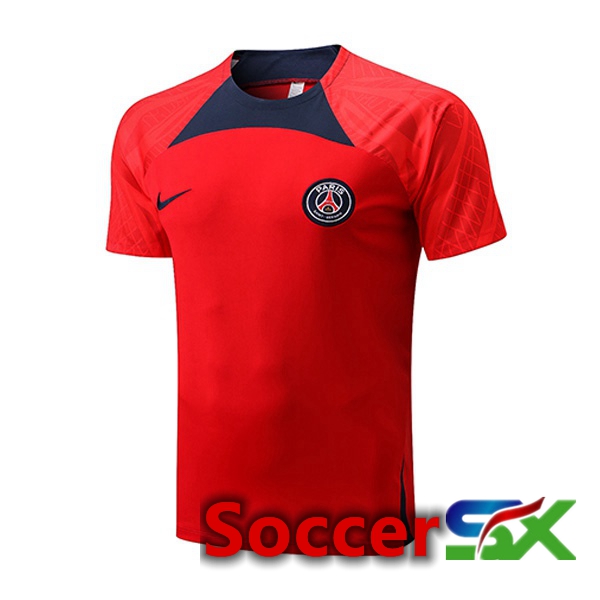 Paris PSG Training T Shirt Red 2022/2023