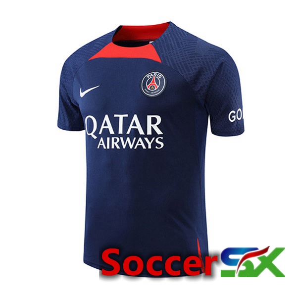 Paris PSG Training T Shirt Blue 2022/2023