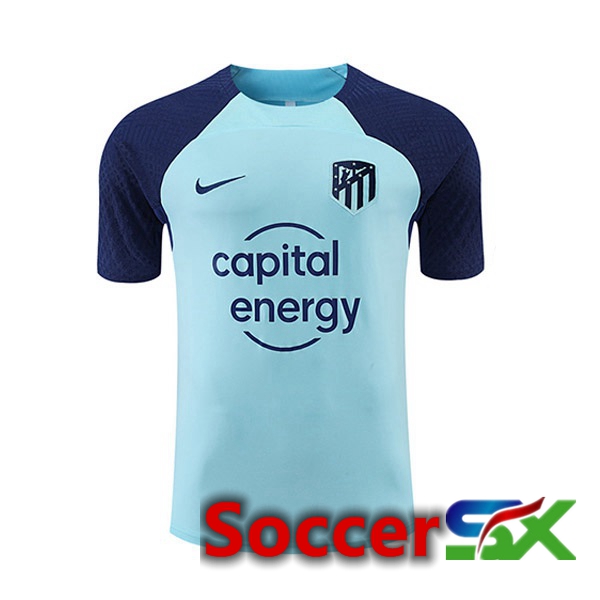 Atletico Madrid Training T Shirt Blue 2022/2023