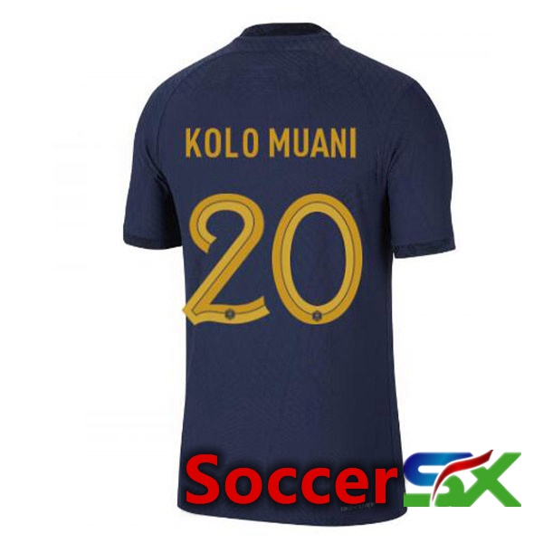 France (KOLO MUANI 20) Home Jersey Royal Blue 2023/2023