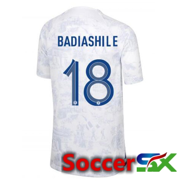 France (BADIASHILE 18) Away Jersey White 2023/2023