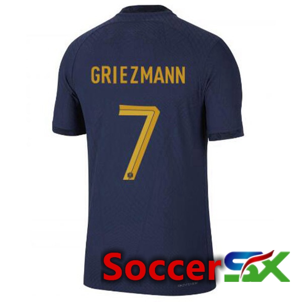 France (GRIEZMANN 7) Home Jersey Royal Blue 2023/2023