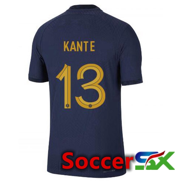 France (KANTE 13) Home Jersey Royal Blue 2023/2023