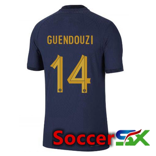 France (GUENDOUZI 14) Home Jersey Royal Blue 2023/2023