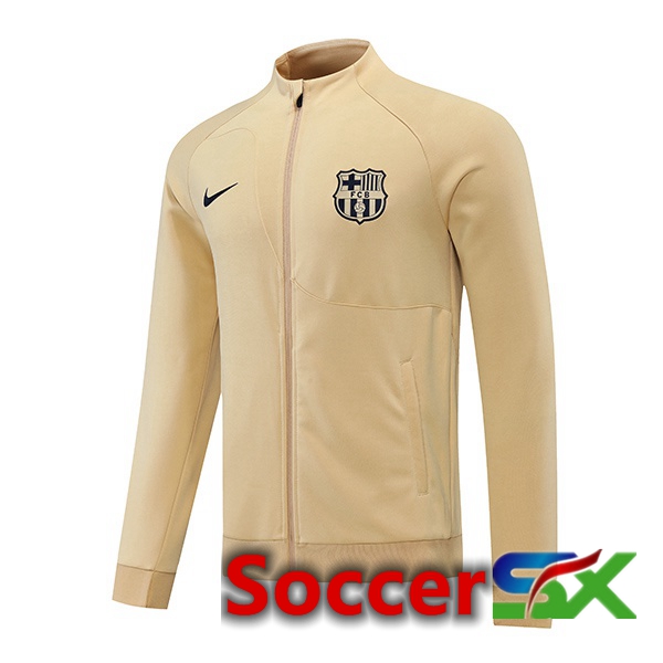 FC Barcelona Training Jacket Yellow 2022/2023