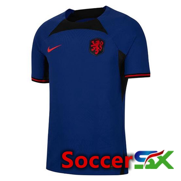 Netherlands Away Jersey Blue World Cup 2022