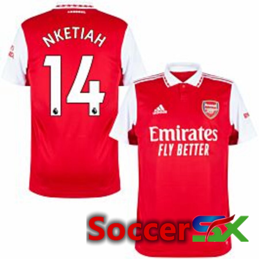 Arsenal (NKETIAH 14) Home Jersey 2022/2023
