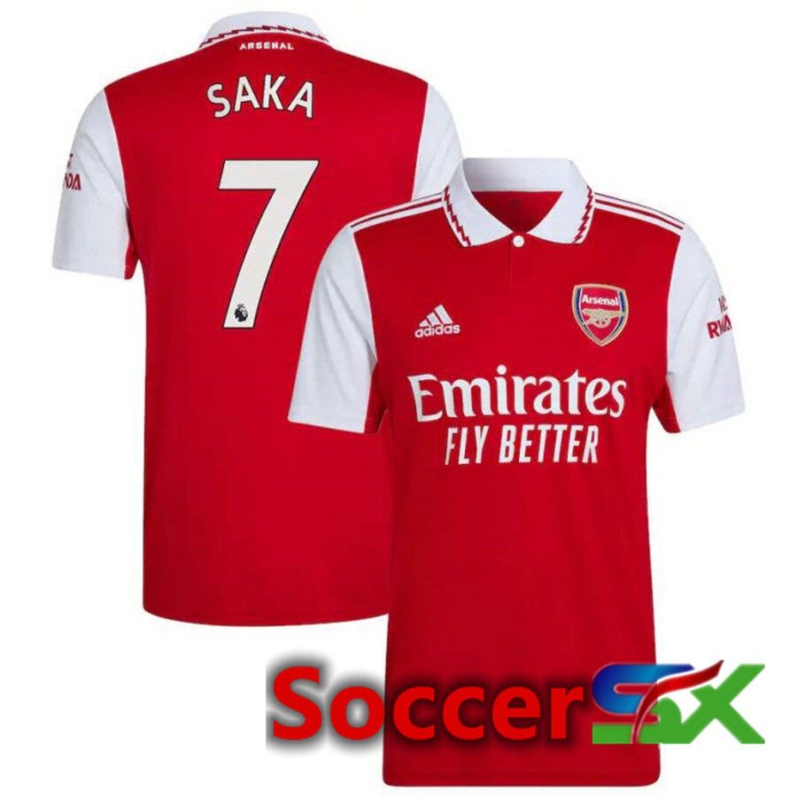 Arsenal (SAKA 7) Home Jersey 2022/2023