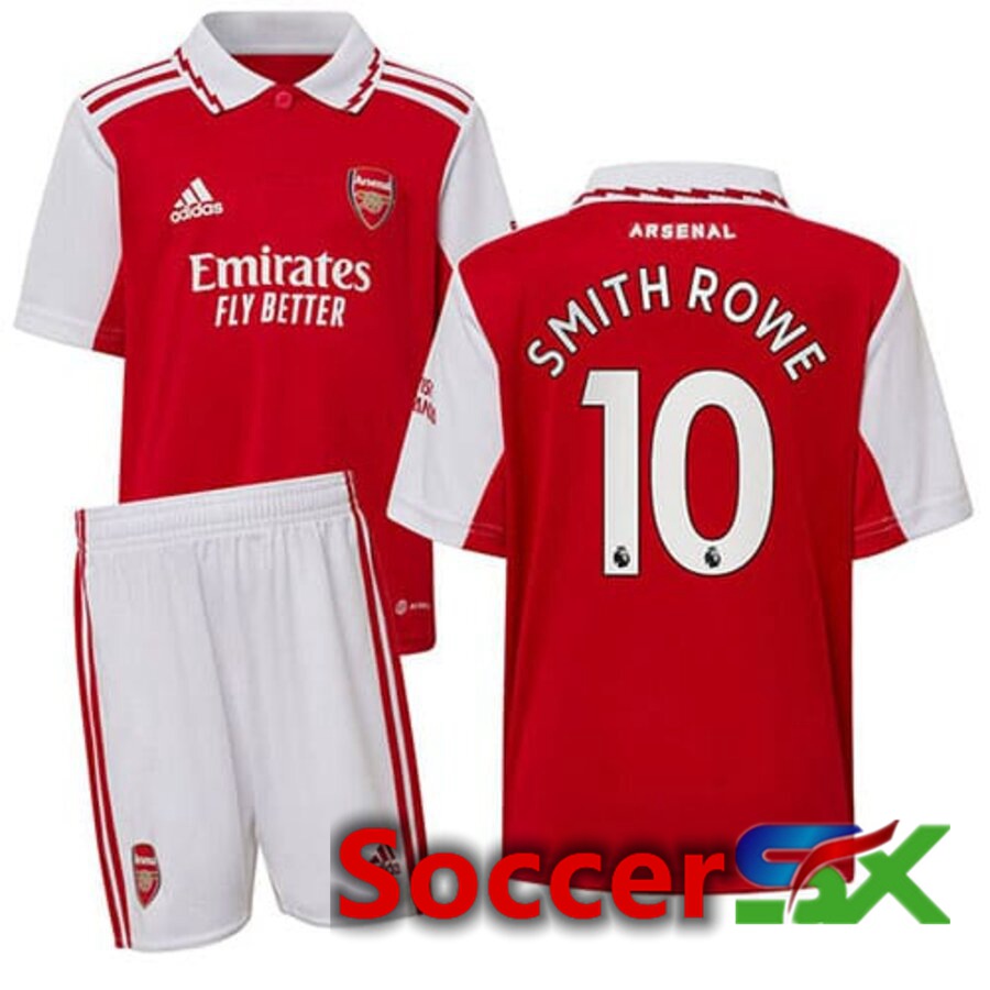 Arsenal（SMITH ROWE 10）Kids Home Jersey 2022/2023