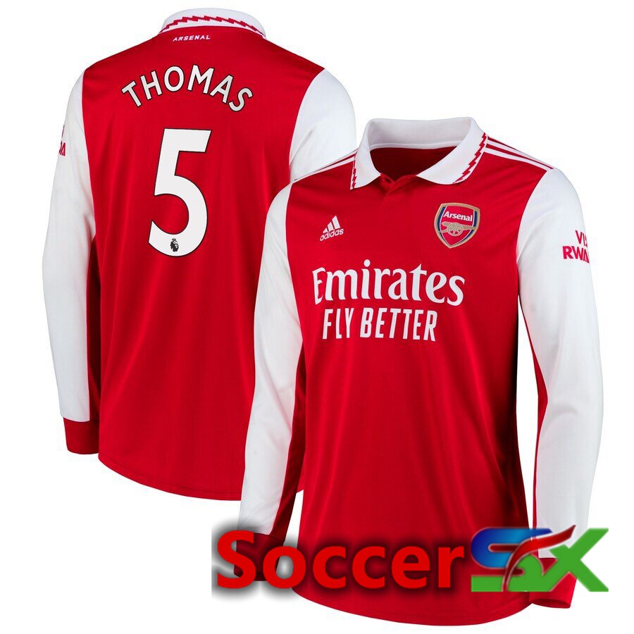 Arsenal (THOMAS 5) Home Jersey Long sleeve 2022/2023