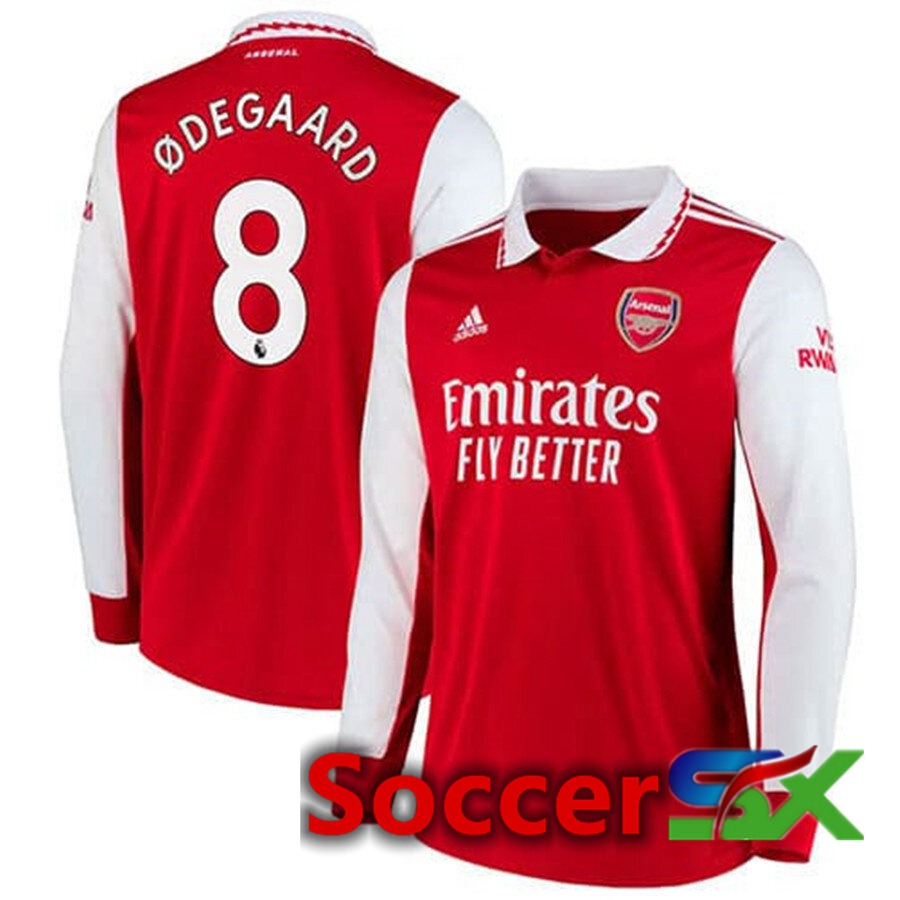 Arsenal (ØDEGAARD 8) Home Jersey Long sleeve 2022/2023