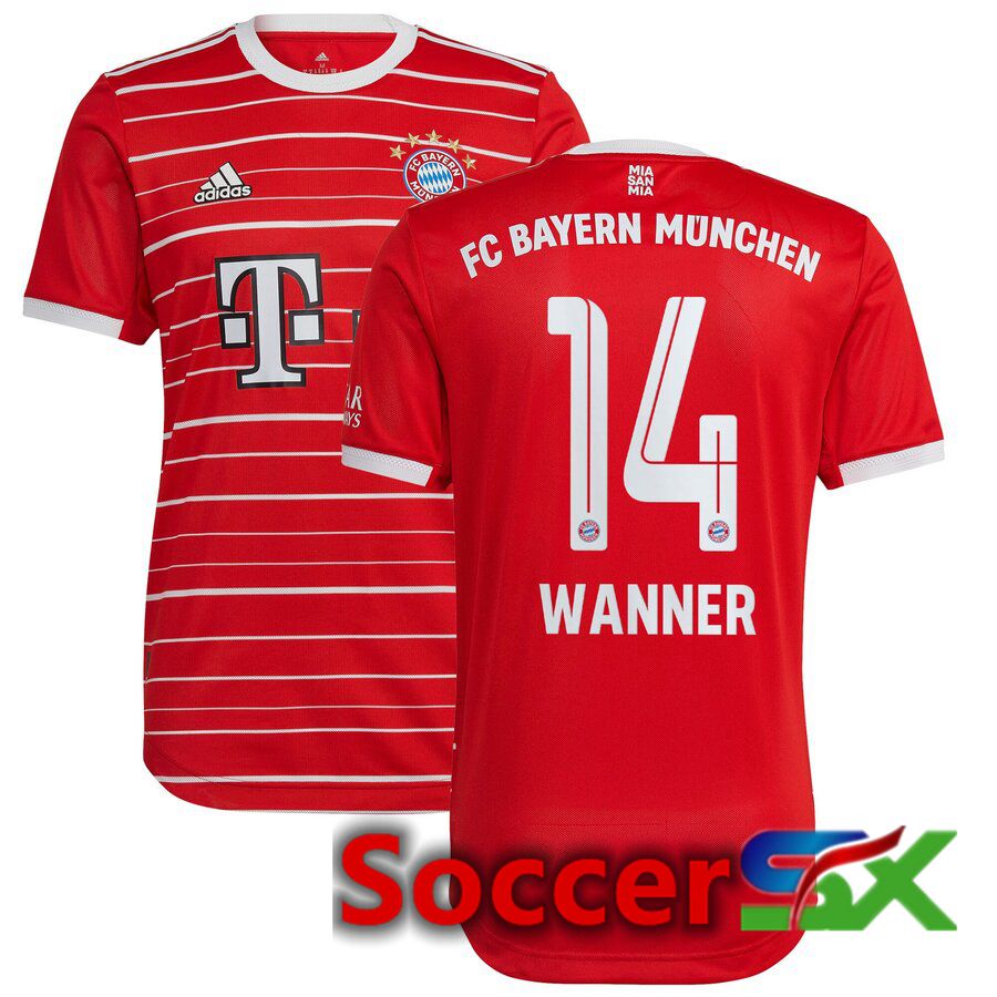 Bayern Munich (WANNER 14) Home Jersey 2022/2023