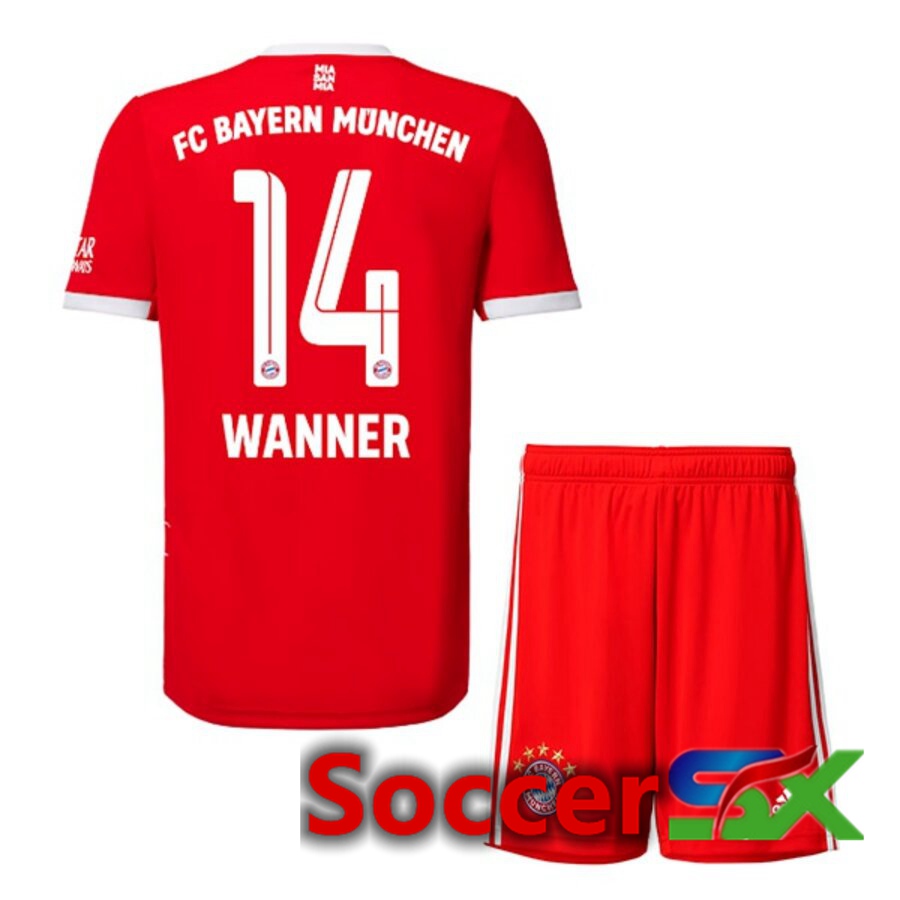 Bayern Munich (WANNER 14) Kids Home Jersey 2022/2023