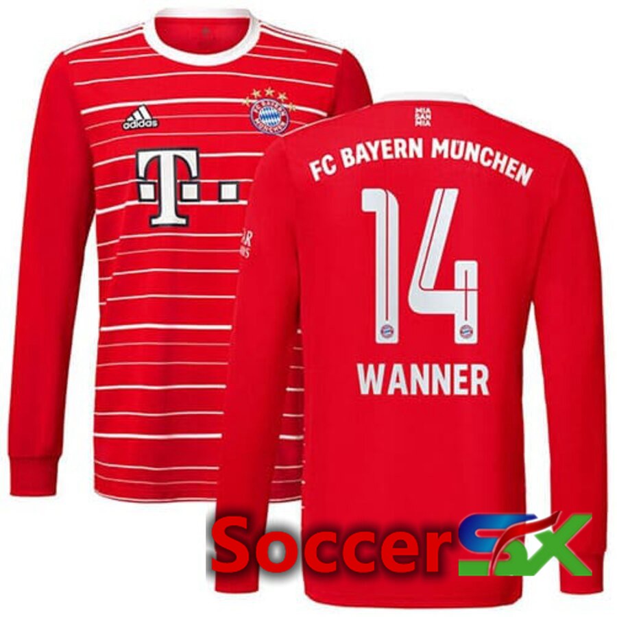 Bayern Munich (WANNER 14) Home Jersey Long sleeve 2022/2023