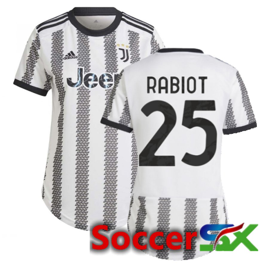 Juventus (Rabiot 25) Womens Home Jersey 2022/2023