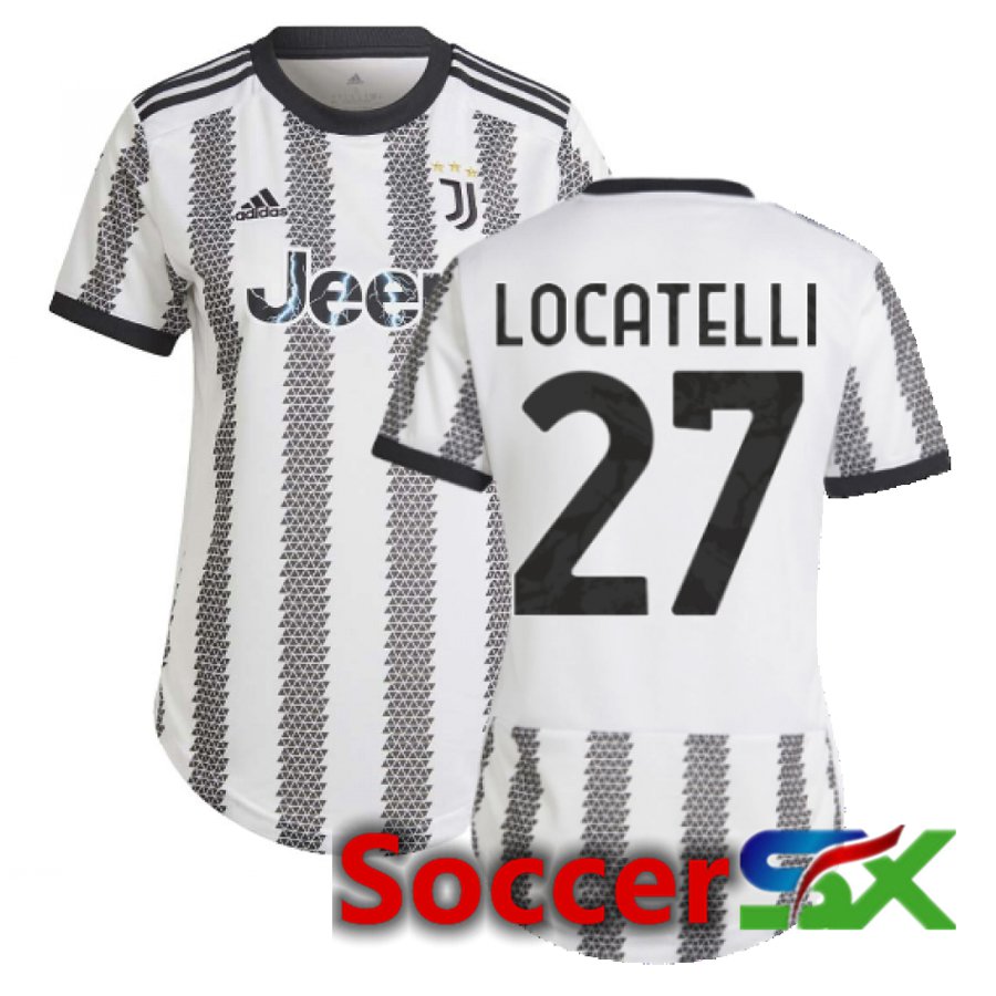 Juventus (Locatelli 27) Womens Home Jersey 2022/2023