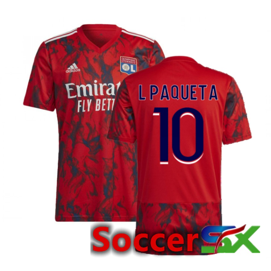 Olympique Lyon (L Paqueta 10) Away Jersey 2022/2023