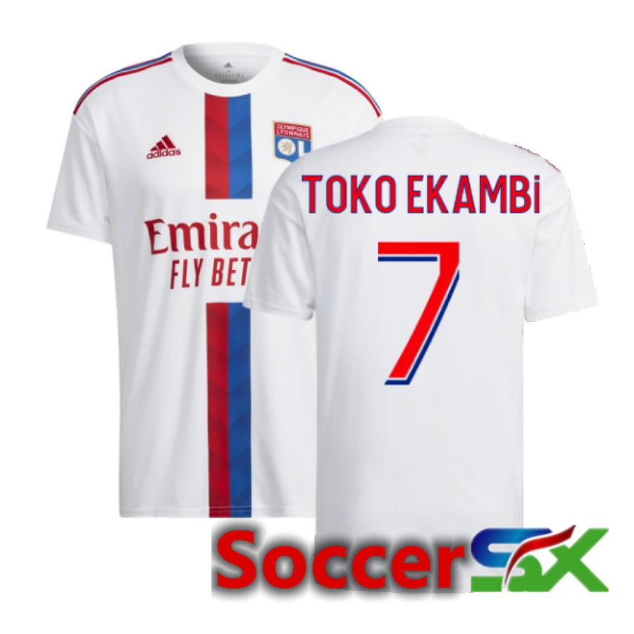 Olympique Lyon (Toko Ekambi 7) Home Jersey 2022/2023