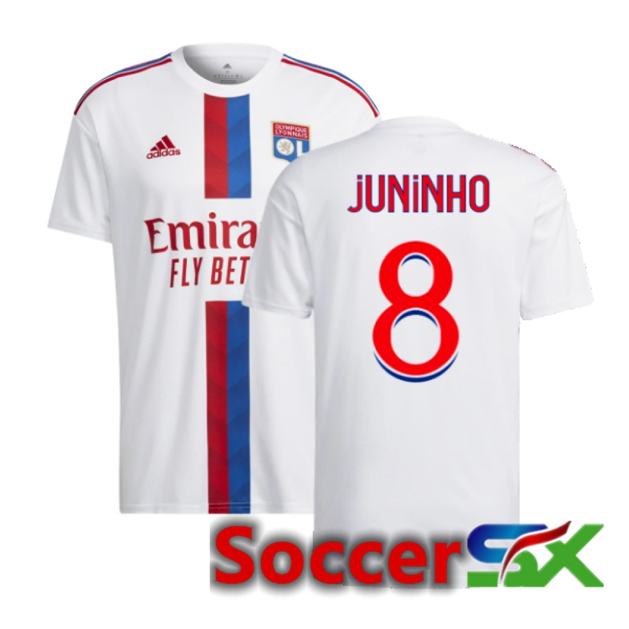 Olympique Lyon (Juninho 8) Home Jersey 2022/2023