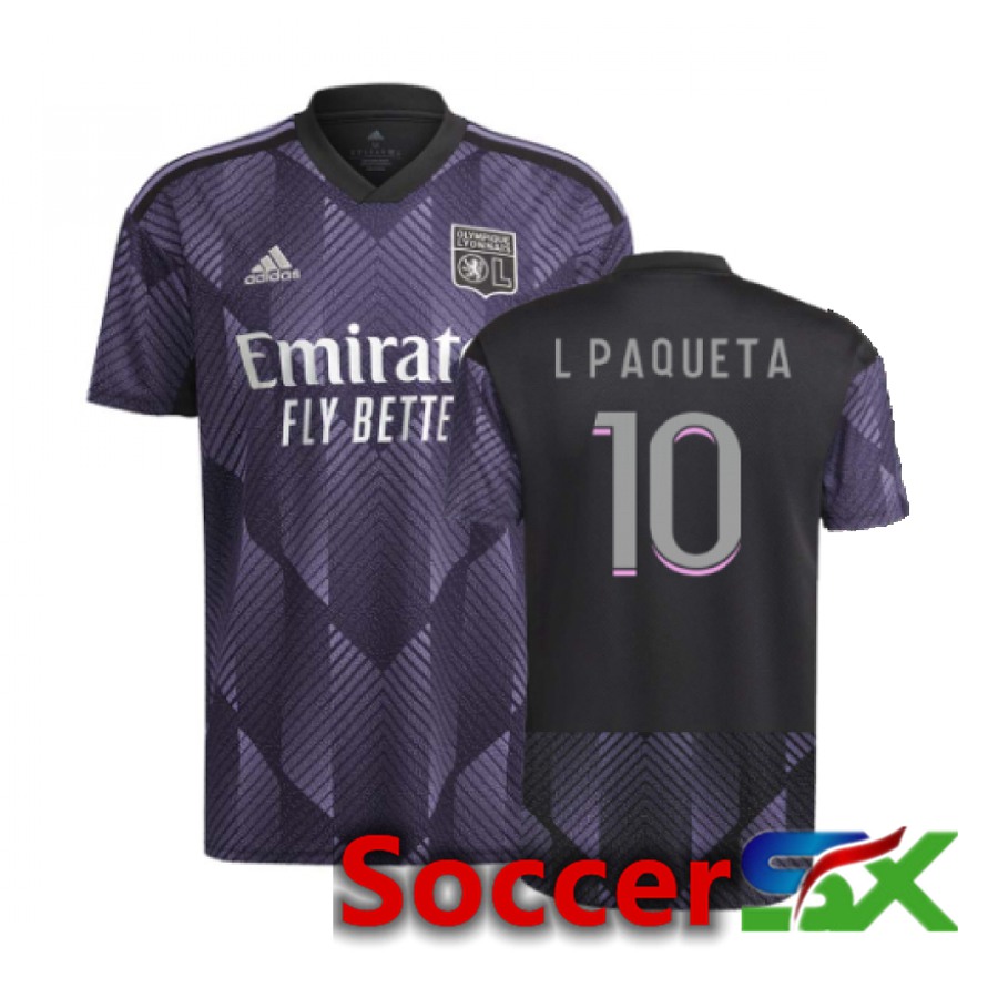 Olympique Lyon (L Paqueta 10) Third Jersey 2022/2023