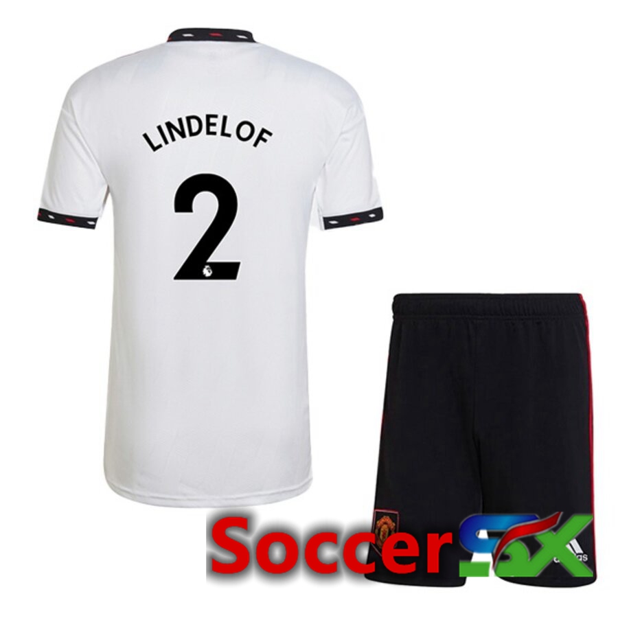 Manchester United (LINDELOF 2) Kids Away Jersey 2022/2023