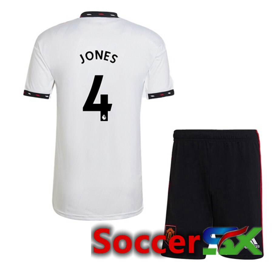 Manchester United (JONES 4) Kids Away Jersey 2022/2023