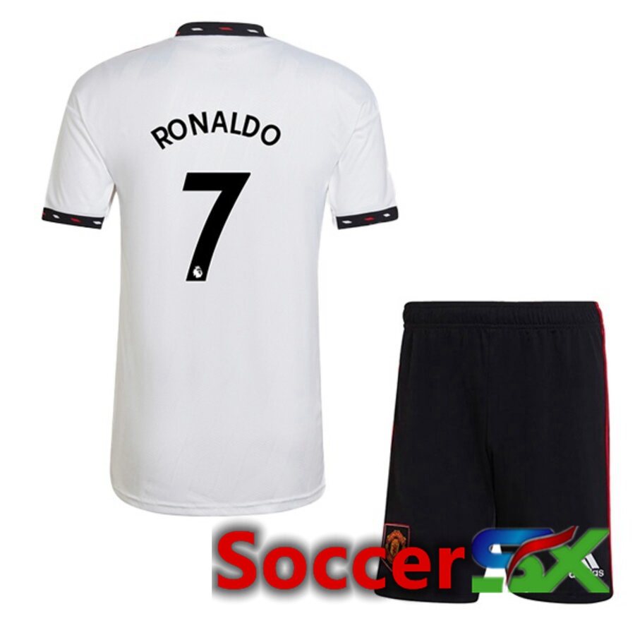 Manchester United (RONALDO 7) Kids Away Jersey 2022/2023