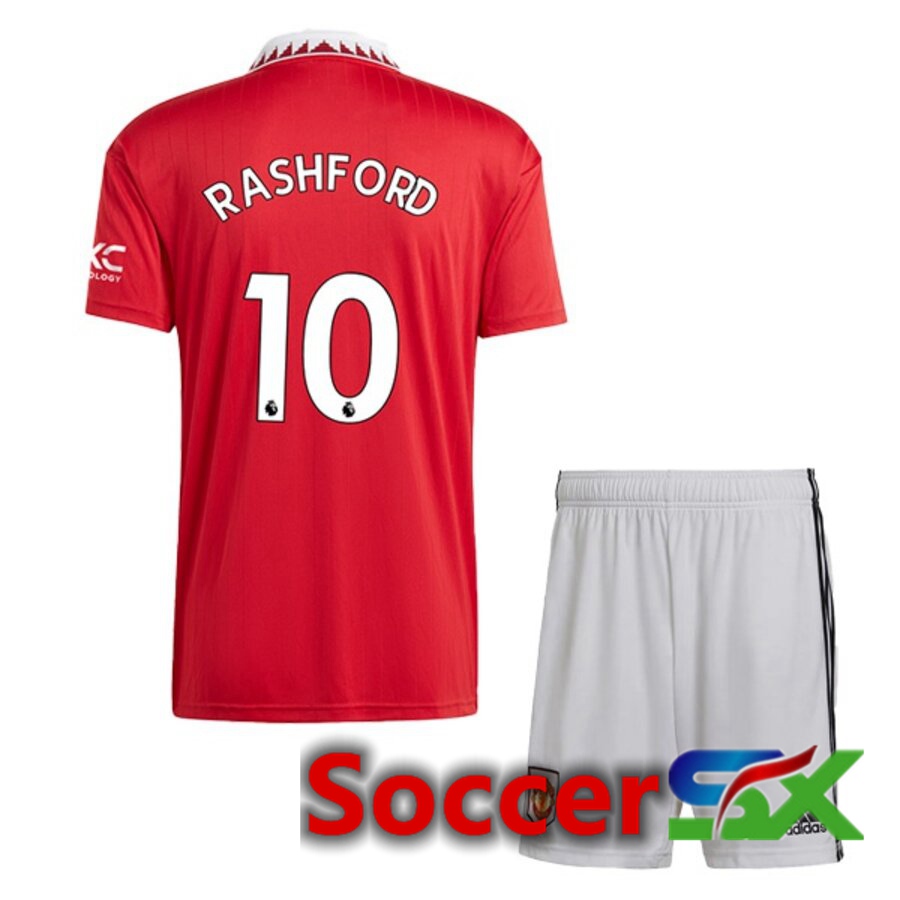 Manchester United (RASHFORD 10) Kids Home Jersey 2022/2023