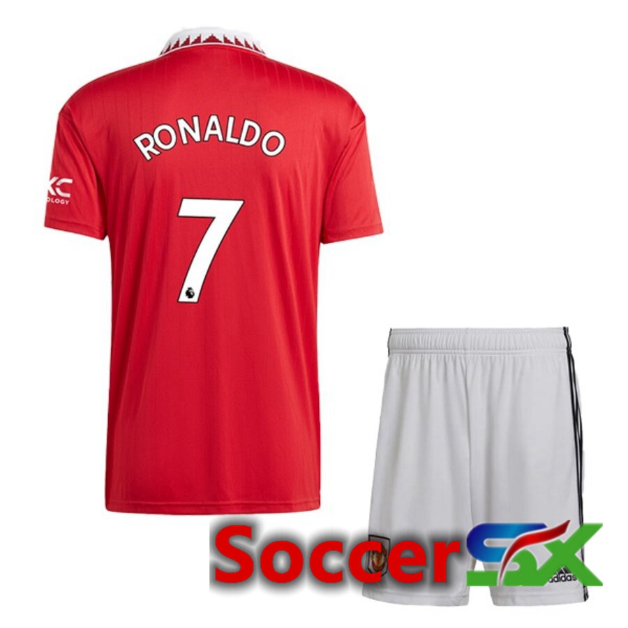 Manchester United (RONALDO 7) Kids Home Jersey 2022/2023