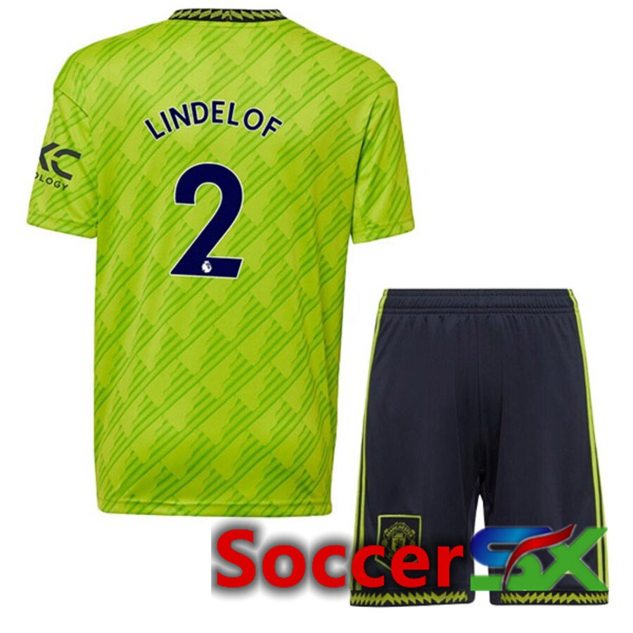 Manchester United (LINDELOF 2) Kids Third Jersey 2022/2023