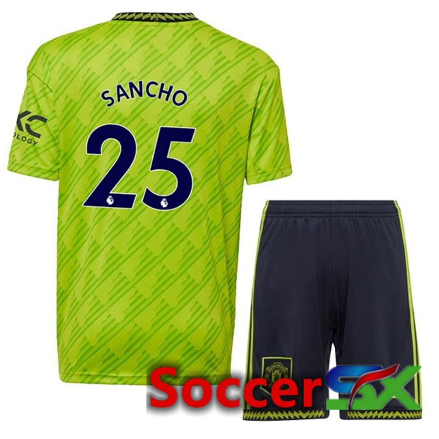 Manchester United (SANCHO 25) Kids Third Jersey 2022/2023