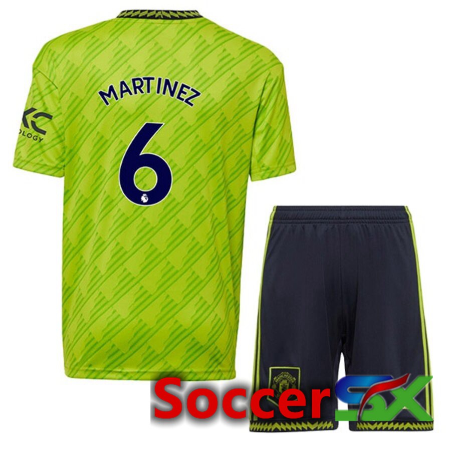 Manchester United (MARTINEZ 6) Kids Third Jersey 2022/2023