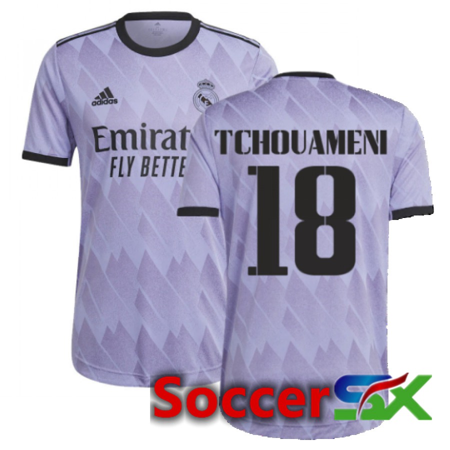 Real Madrid (Tchouameni 18) Away Jersey 2022/2023