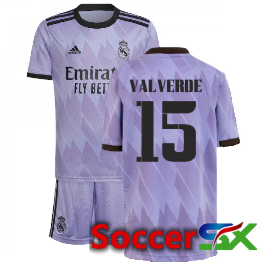 Real Madrid (ValGreen 15) Kids Away Jersey 2022/2023